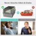 Best Cat Litter Box – WoofiGo Enclosed Stainless Steel XL, Odor-Free