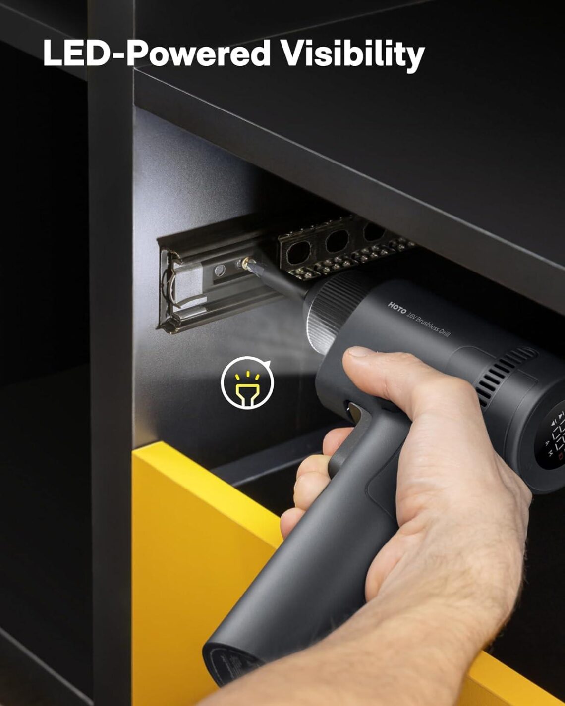 Best Power Drill – HOTO 16V Brushless with Smart Display, High Torque Review