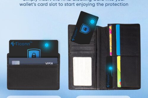 Best RFID Blocking Cards – TICONN 4 Pack, Slim Secure Protector Review