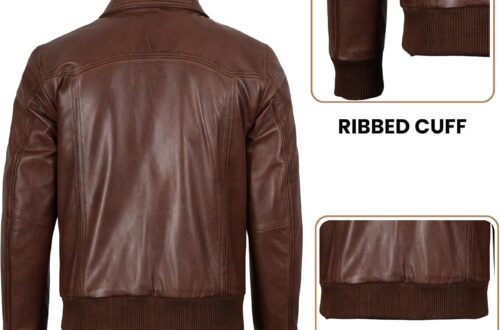 Best Leather Jacket – Decrum Men’s Bomber Leather Jacket – Vintage Style Review