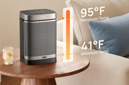 Best Space Heater – DREO Portable Electric with Remote & Thermostat